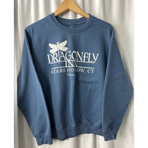 Gilmore Girls Ripple Junction Dragonfly Inn Stars Hollow Sweatshirt Pullover M